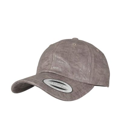 Pu Coating Low Profile Cap Dark Taupe Flexfit
