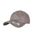 Pu Coating Low Profile Cap Dark Taupe Flexfit-1
