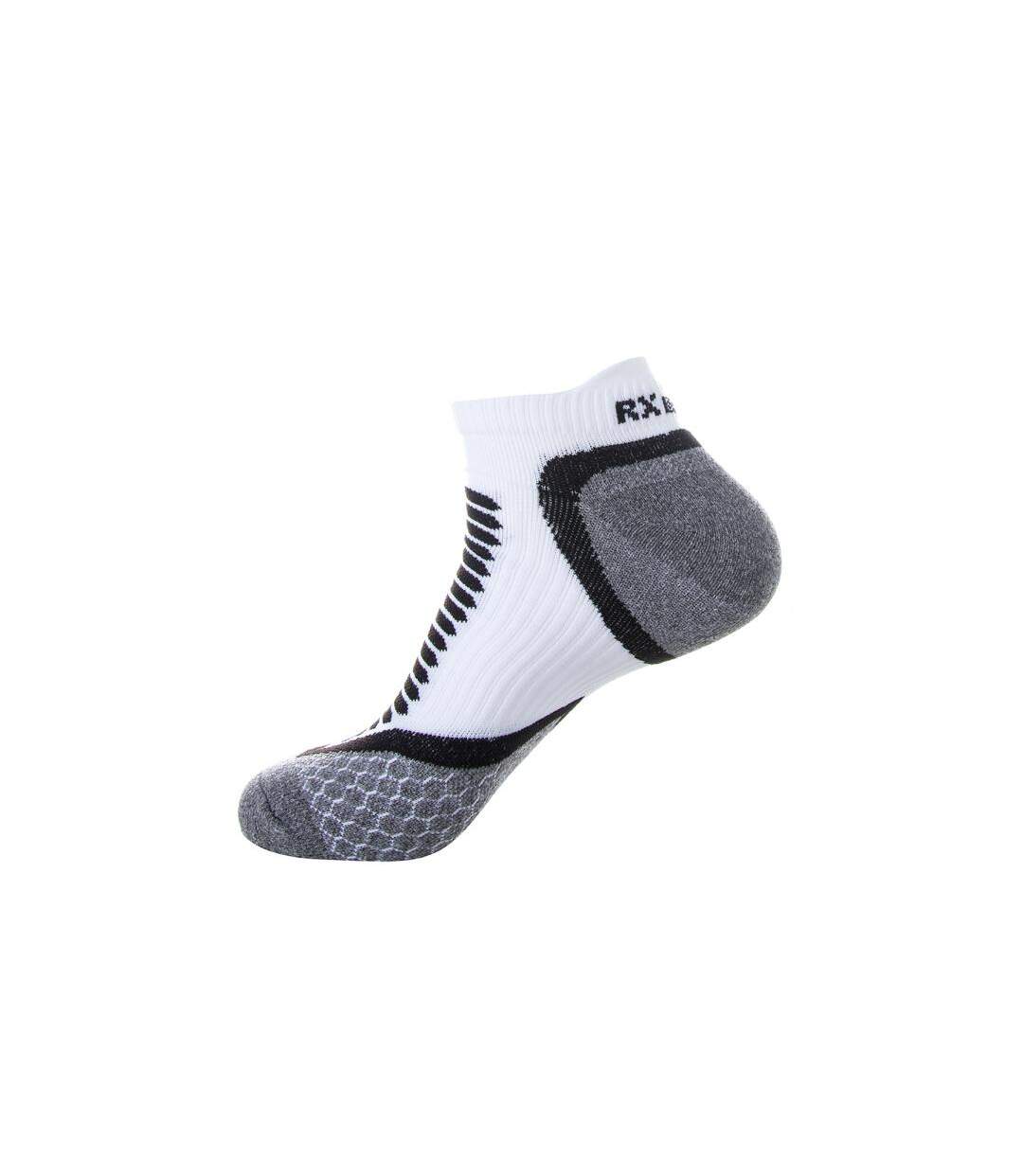 RX SPORT Socquettes Femme Microfibre TCPERF Blanc-2