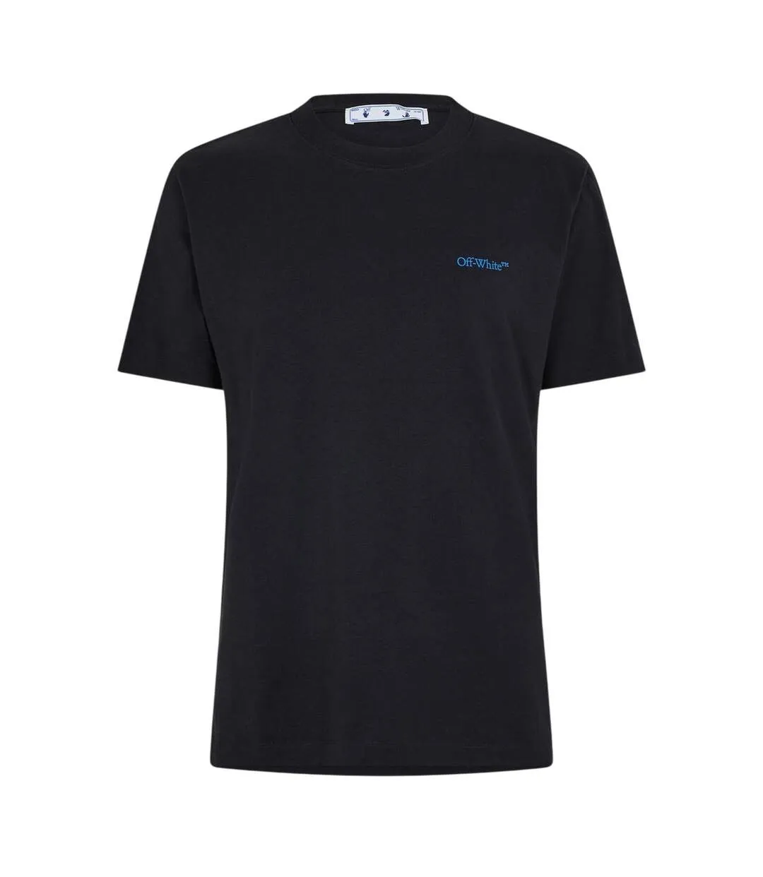 T-shirt Homme Noir Bleu Off White-1
