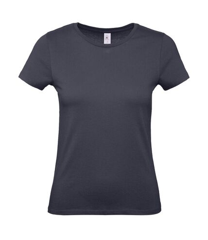 Womens/ladies e150 t-shirt light navy B&C