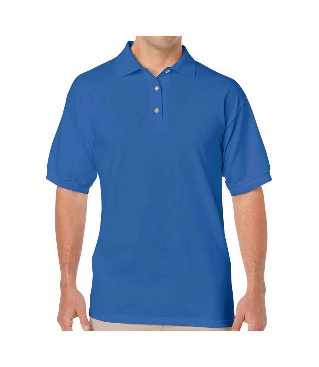 Polo classic homme bleu roi Gildan-1