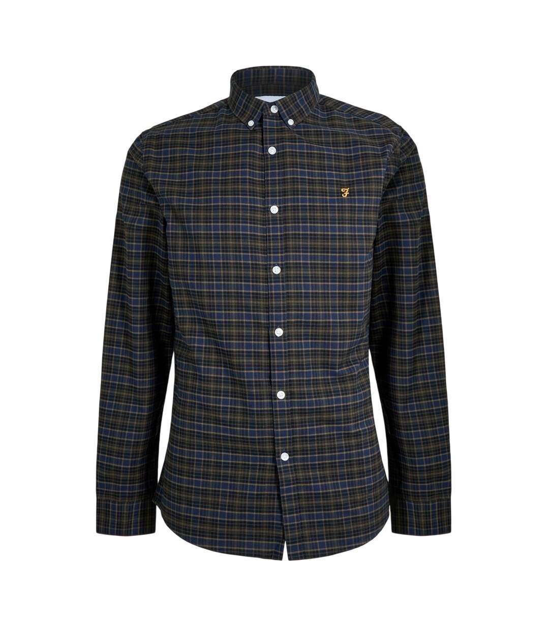 Chemise À Boutons Motif/style À Carreaux Fraser Homme Noir Farah-2