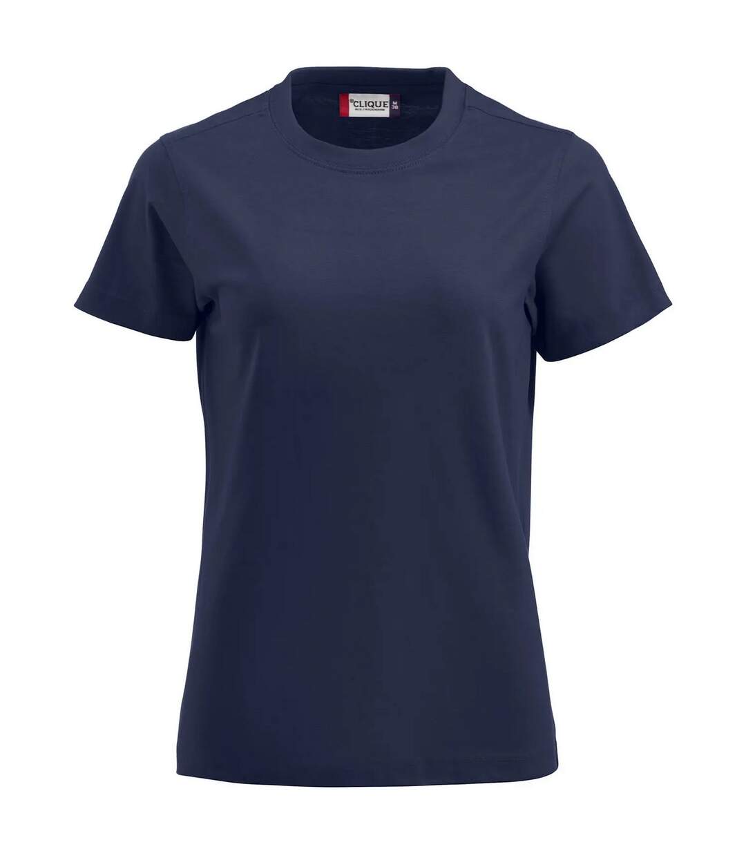 T-shirt Premium Femme Bleu Marine Foncé Clique-1