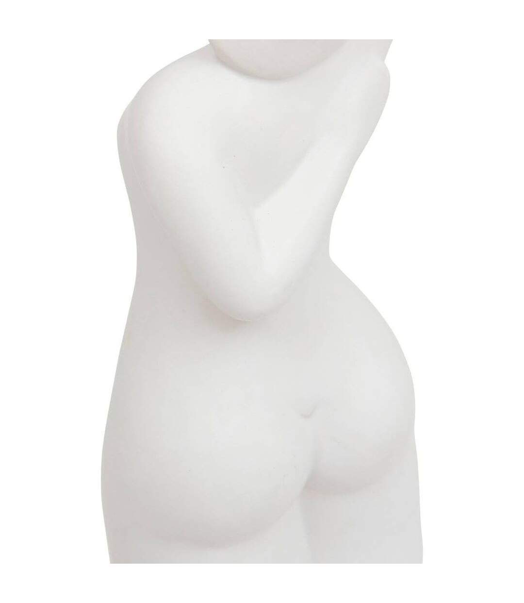 Statuette Femme en Céramique Soleya 28cm Blanc-3