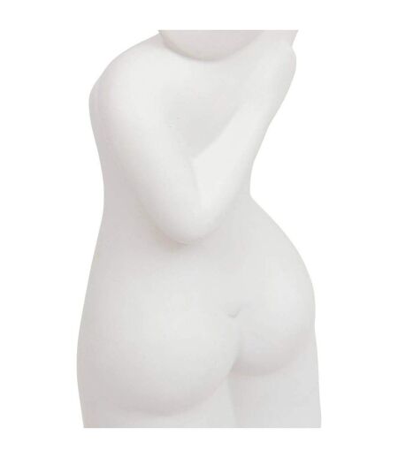 Statuette Femme en Céramique Soleya 28cm Blanc