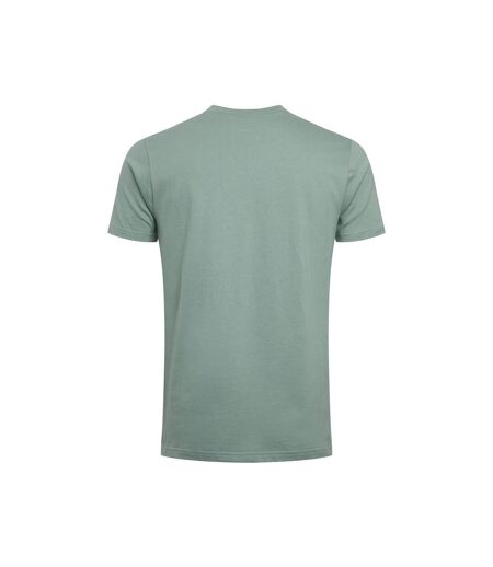 Mens tidal organic short-sleeved t-shirt dusty teal Weird Fish