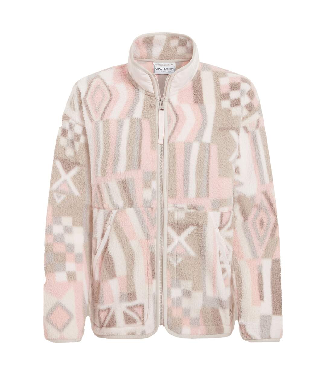 Veste Polaire Motif/style À Motifs Dante Femme Beige À Motifs Craghoppers-2