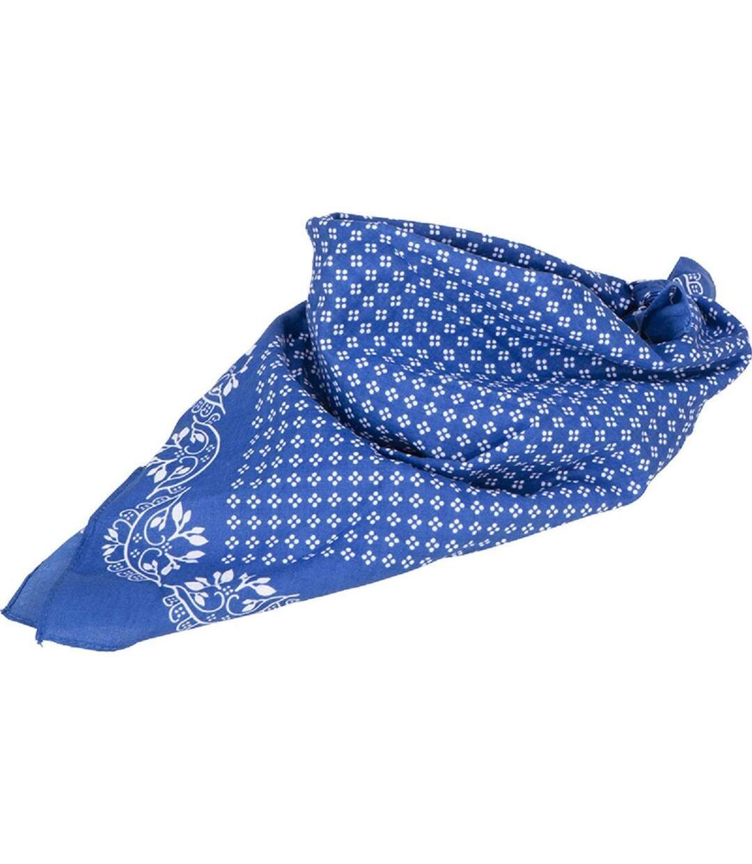 Bandana carré - MB6400 - bleu roi-1