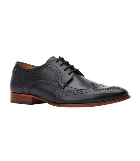 Chaussures brogues barbera homme noir Base London