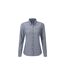 Womens/ladies Organic Fairtrade Certified Chambray Formal Shirt Indigo Denim Premier-2