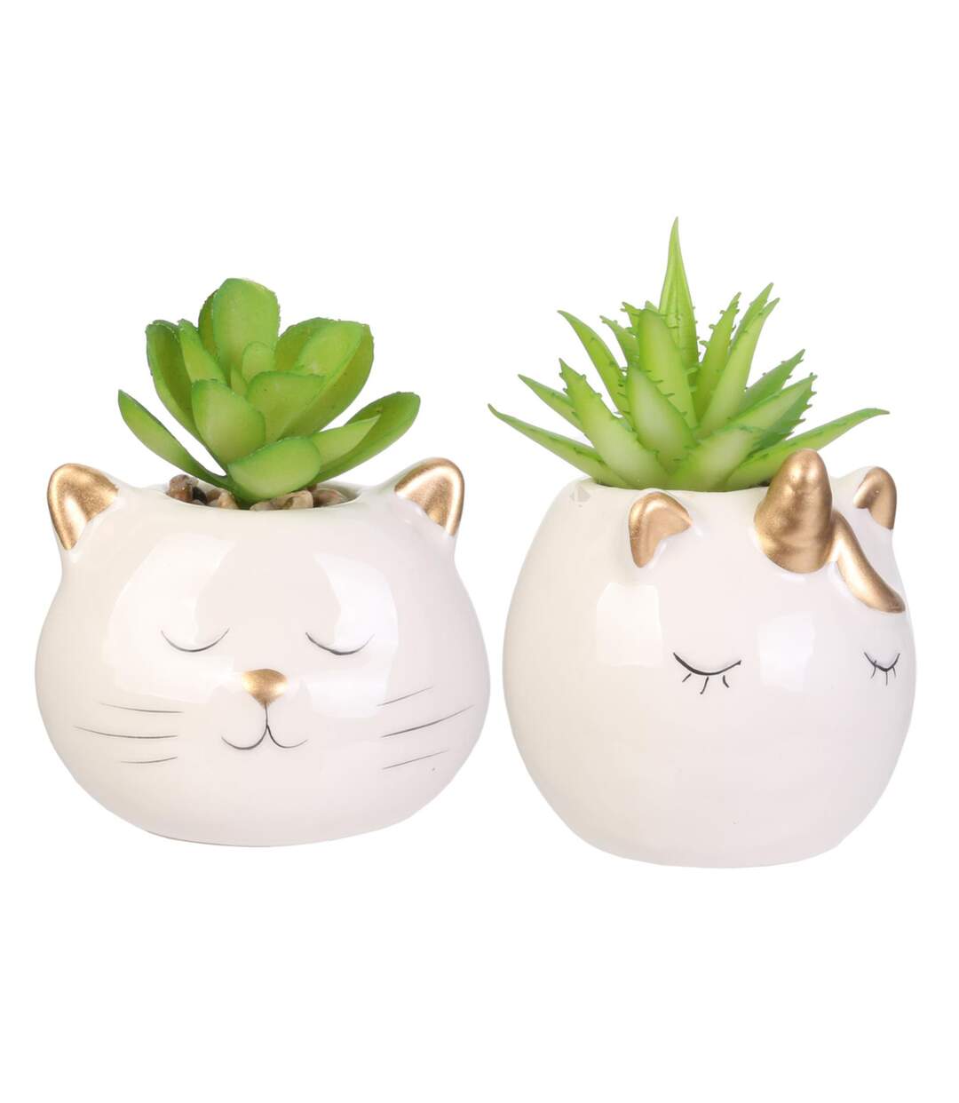 Plante artificielle JARDIN SECRET Chat-1