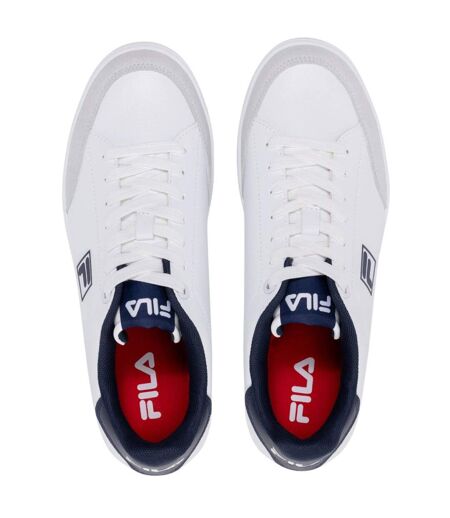 Chaussures Courtbay Femme Blanc Bleu Marine Fila