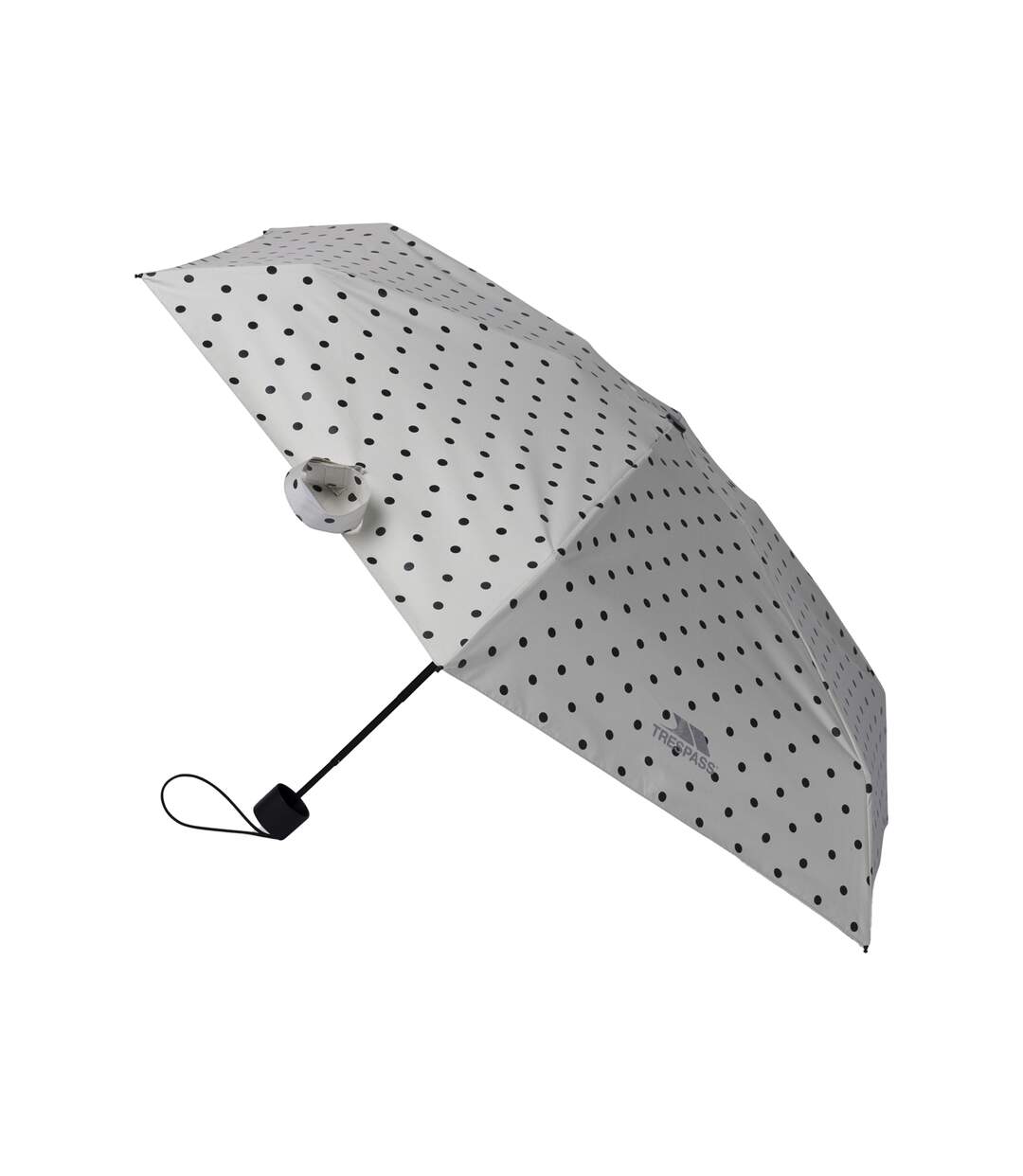 Parapluie Pliant Motif/style À Pois Dreep Taille Unique Blanc Trespass-1
