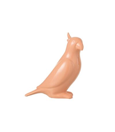 Statuette Déco Perroquet 31cm Pêche