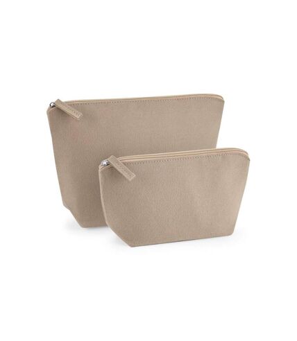 Bagbase Felt Accessory Bag (Sand) (12.5cm x 6cm x 16cm)