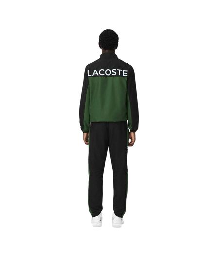 Mens Printed Tennis Tracksuit Set Green Lacoste