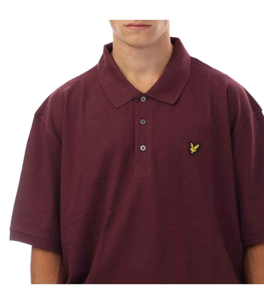Polo Uni Homme Violet Foncé Lyle & Scott-2