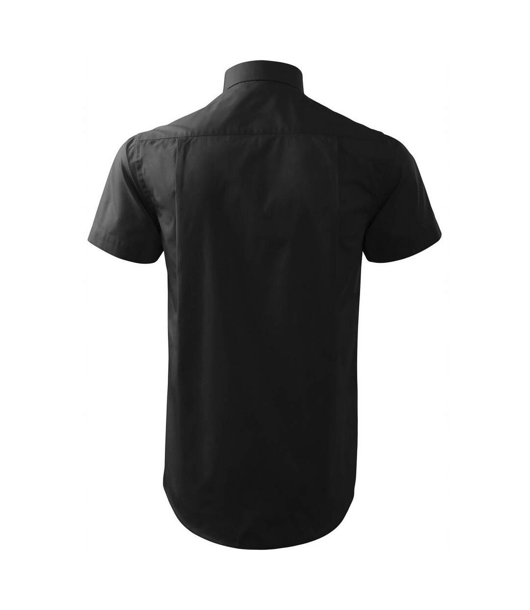 Chemise Motif/style Uni Chic Homme Noir Malfini-2