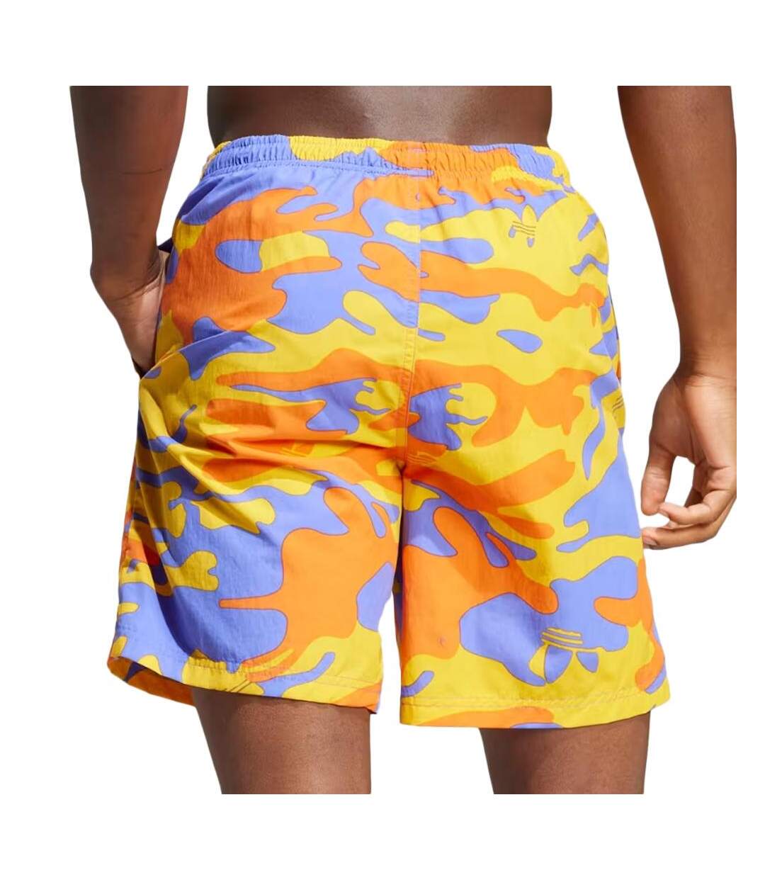 Short de bain jaune/bleu homme adidas swimsh-2