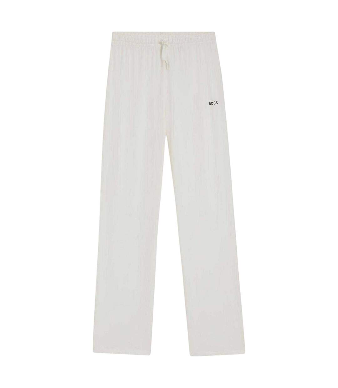 Bas De Pyjama Motif/style Logo Femme Blanc Boss-2
