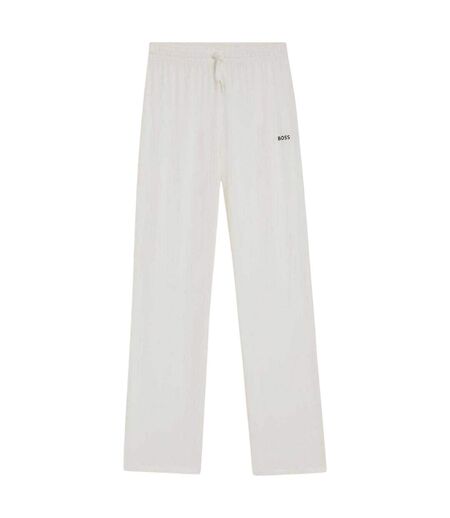 Bas De Pyjama Motif/style Logo Femme Blanc Boss