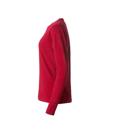 T-shirt Basic Femme Rouge Clique