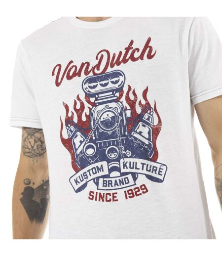 T-shirt homme regular en coton 170gr print devant Motor Vondutch