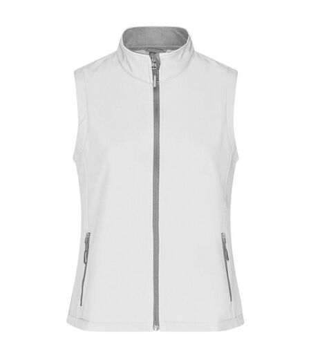 Veste Sans Manches Promo Femme Blanc James And Nicholson