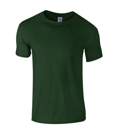 T-shirt Manches Courtes Homme Vert Foncé Gildan