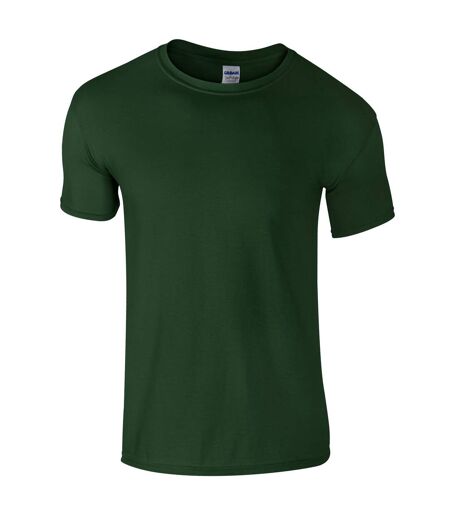 T-shirt Manches Courtes Homme Vert Foncé Gildan