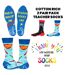 Pack Of 2  Mens Pack Teacher Cotton Socks  Multicoloured Public Dealz-2