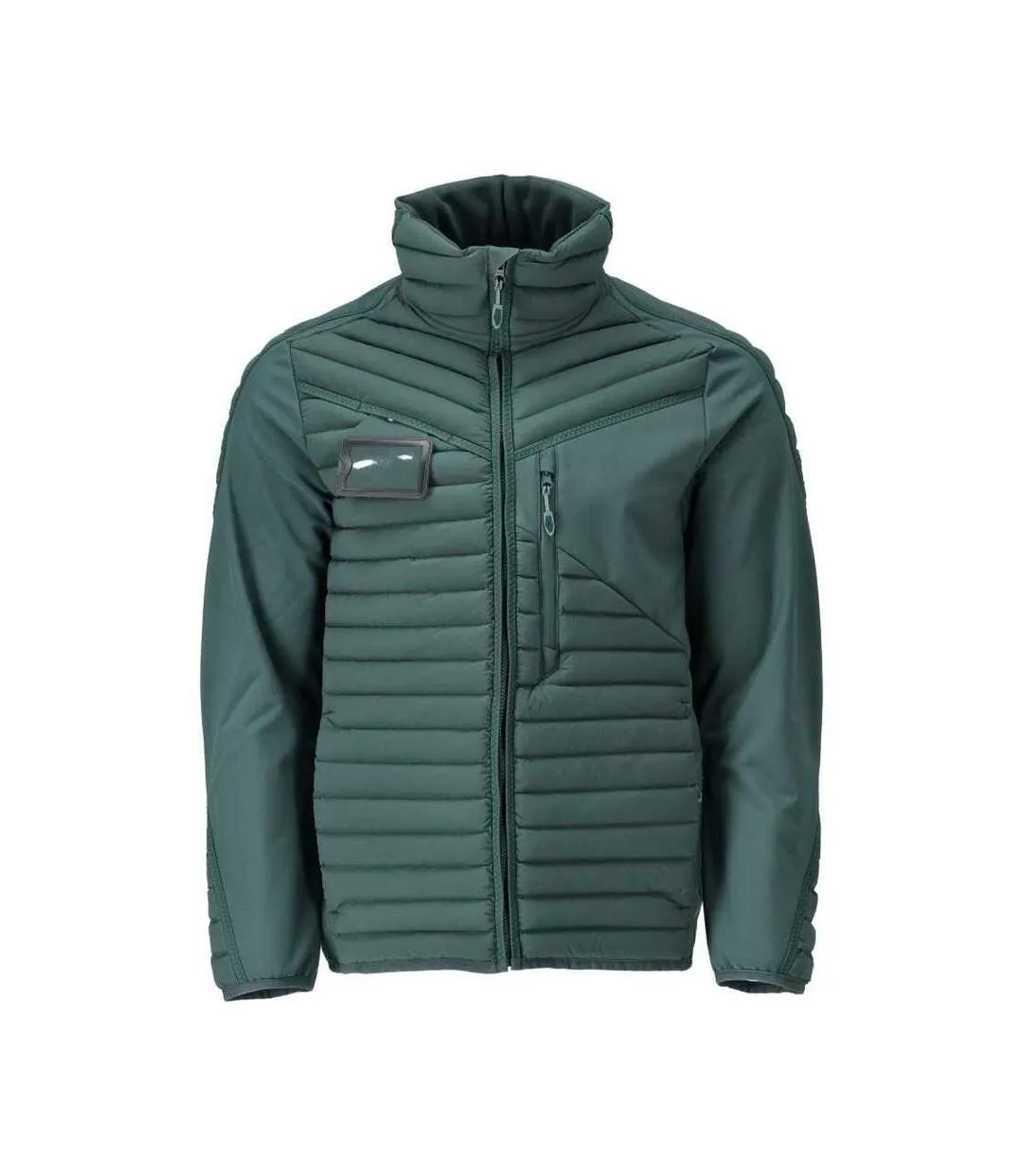 Mens Customized Jacket Forest Green Mascot-1