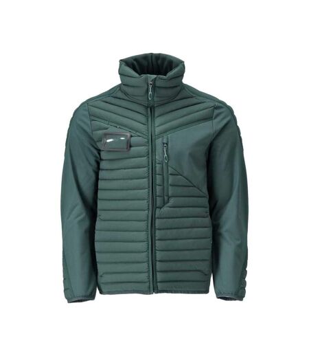 Mens Customized Jacket Forest Green Mascot