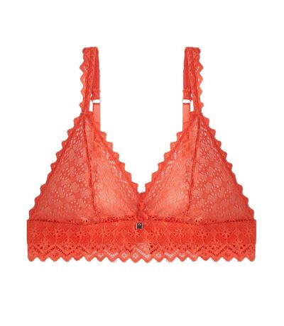 Soutien-gorge triangle sans armatures orange Culottée