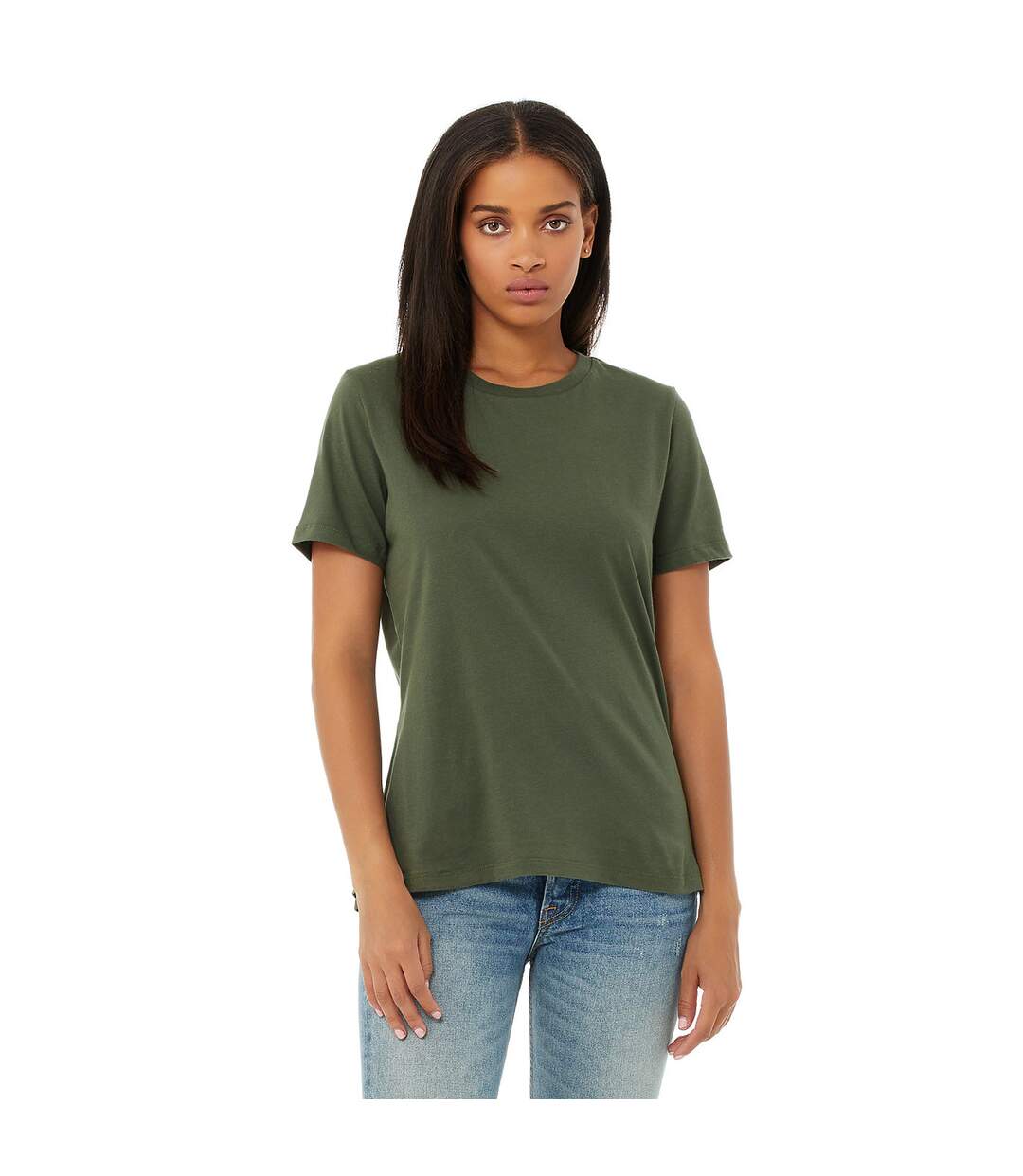 T-shirt Femme Bleu Lavande Bella + Canvas-2