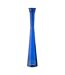 Vase Tube en Verre Stripe 51cm Bleu-1