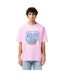 T-shirt Motif/style Logo Homme Rose Lacoste-1