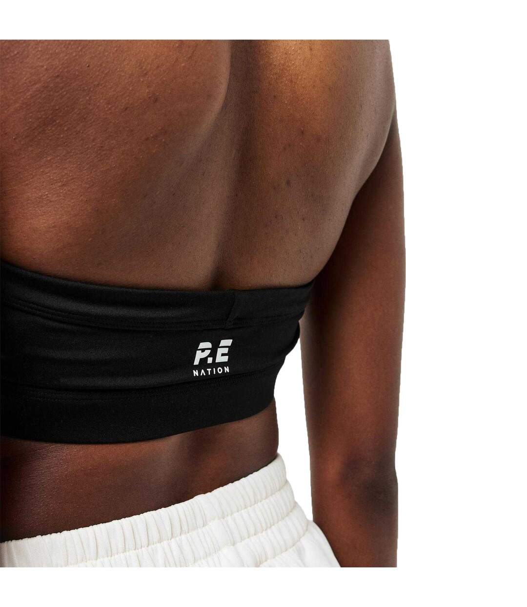 Womens/ladies Unwind Sports Bra Black PE Nation-4