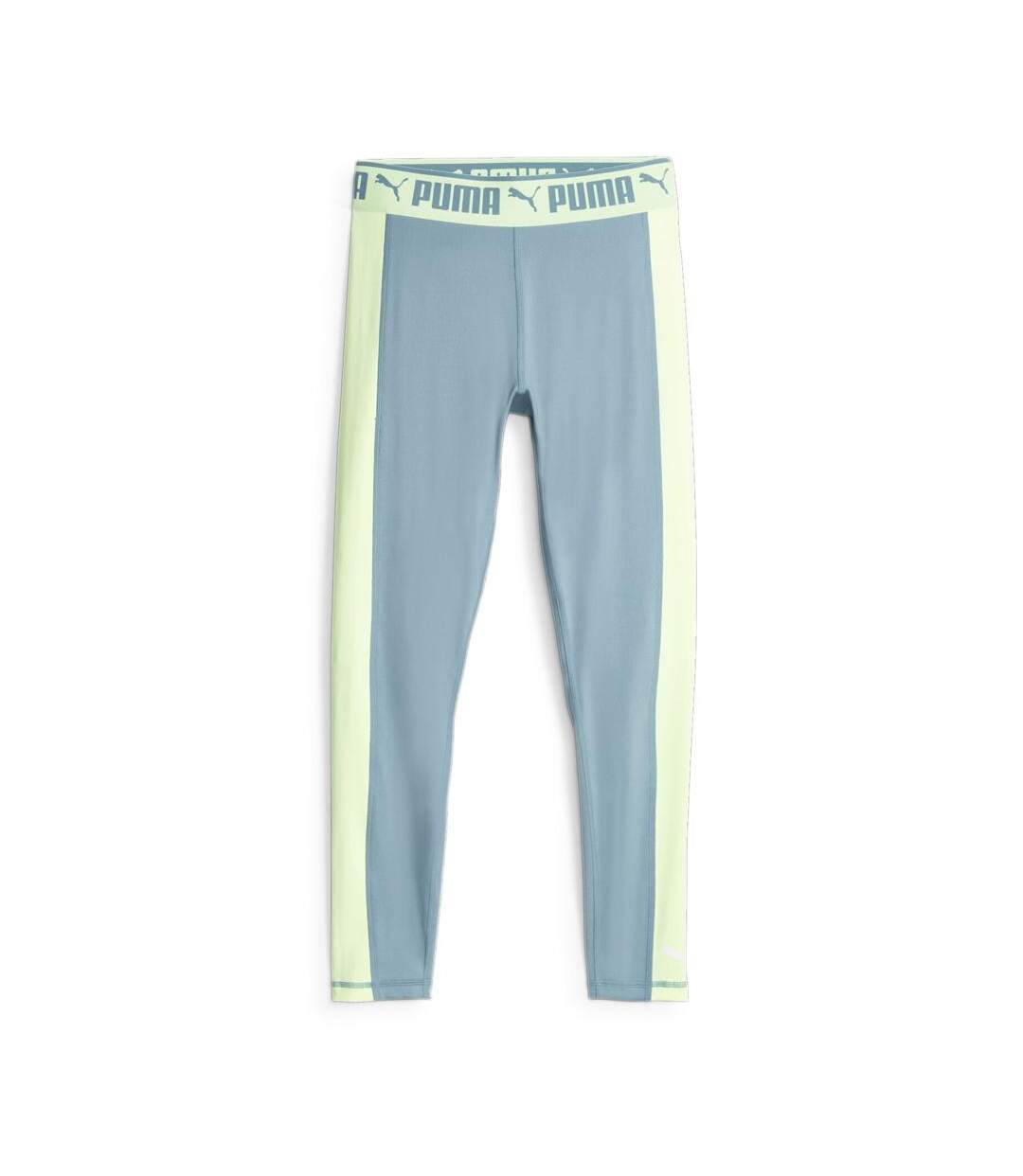 Legging vert/bleu femme puma waist-1