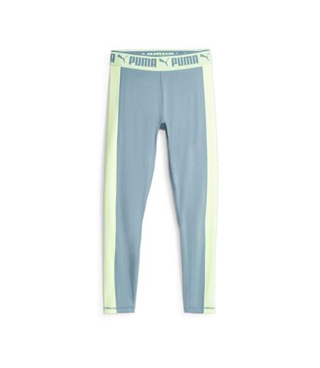 Legging vert/bleu femme puma waist