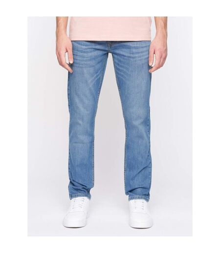 Jean Arles Homme Bleu Clair Délavé Crosshatch