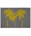 Tapis Déco Imprimé Pure Line 40x60cm Or & Gris-1