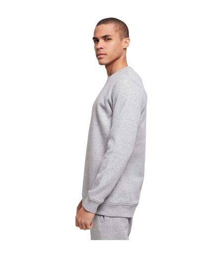 Sweat Basic Homme Gris Chiné Build Your Brand