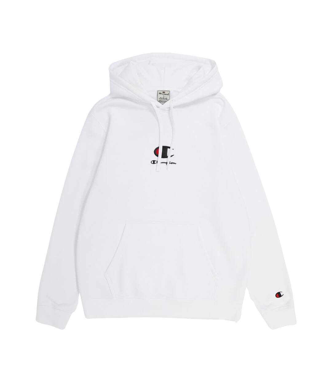 Sweat À Capuche Homme Blanc Champion-2