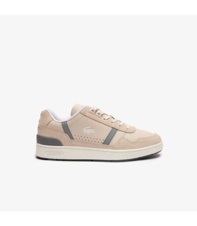 Baskets t-clip homme blanc cassé Lacoste