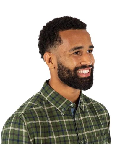 Mens Withnell Casual Button-down Shirt Green Trespass
