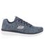 Womens/ladies graceful twisted fortune trainers navy Skechers-3