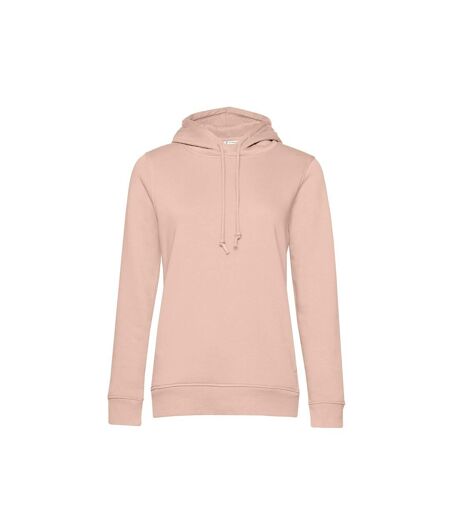 Sweat À Capuche Femme Rose B&C