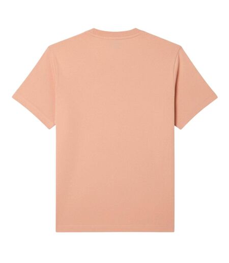Mens Embroidered Logo Cotton T-shirt Orange Lacoste